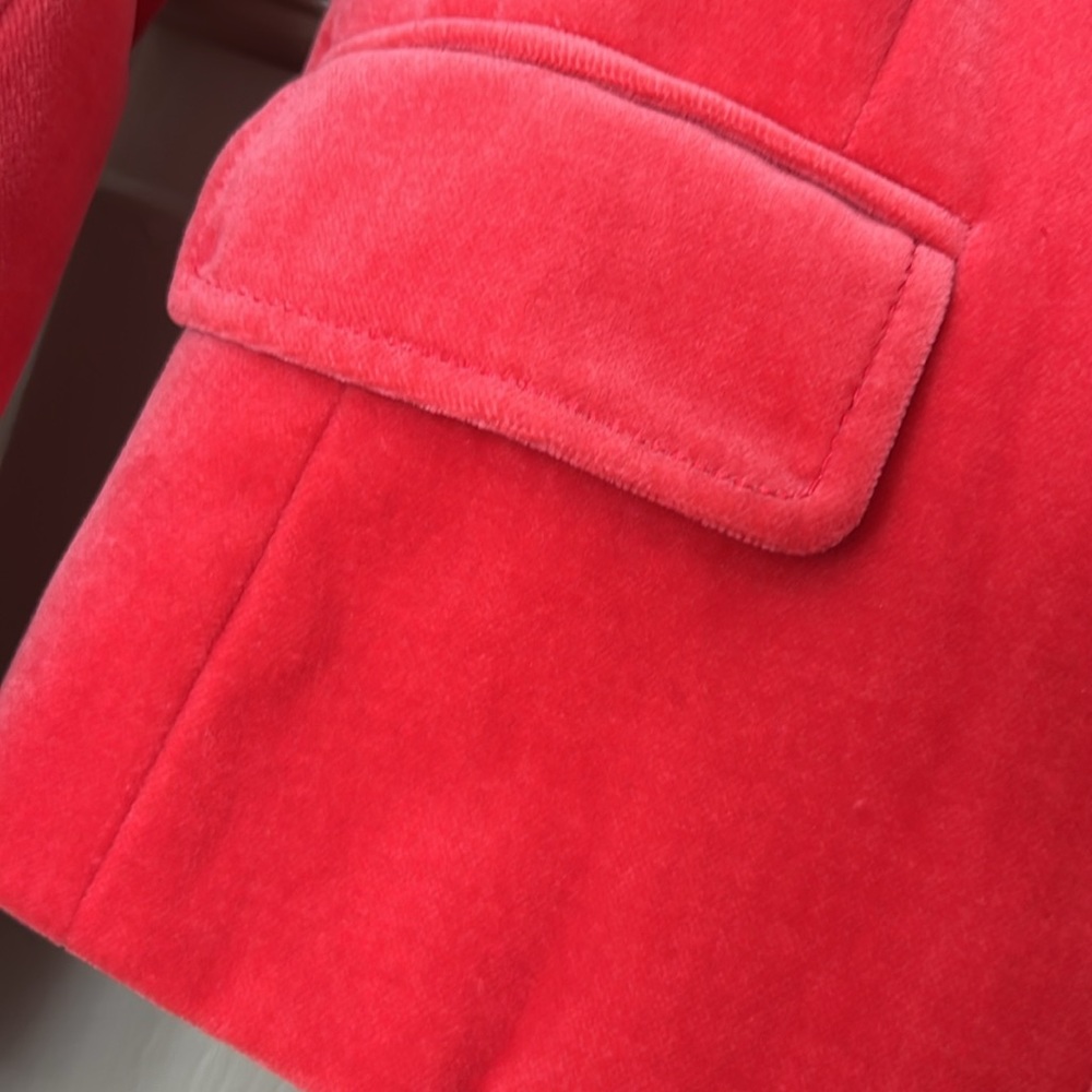 J. Crew Red Velvet Blazer - Picture 4 of 8